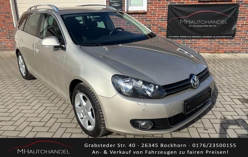 Beige Gebraucht 2012 VW Golf VI Highline Kombi | 6.990 € (Etwas zu teuer) - Bild 1/4