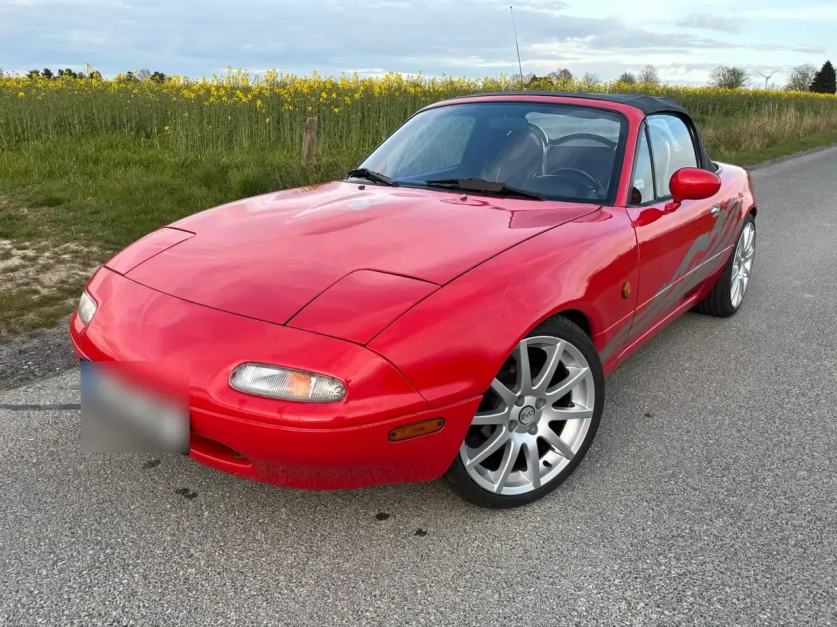 Gebraucht Mazda MX5 106 PS (77 kW) 1990 Rot Cabrio