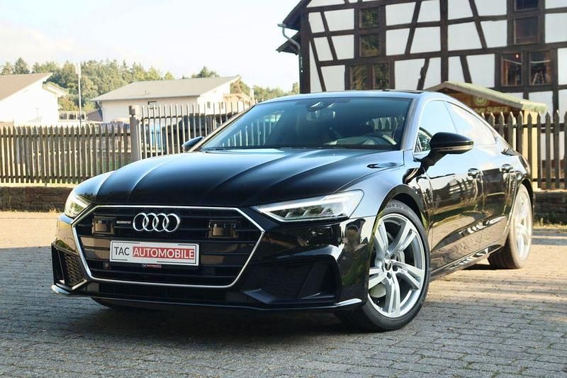 Brillantschwarz Gebraucht 2022 Audi A7 S-Line Kleinwagen | 42.880 € (Guter Preis) - Bild 1/4