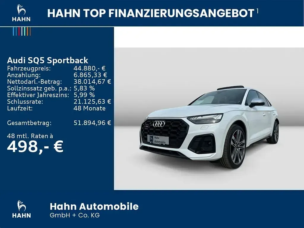 Gebraucht Audi SQ5 Sportback Sport 341 PS (250 kW) 2022 Weiß SUV