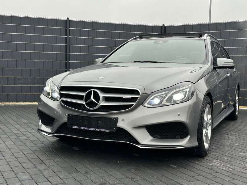 Palladiumsilber metalliclack Gebraucht 2015 Mercedes E250 AMG Kombi | 19.990 € (Guter Preis) - Bild 1/4