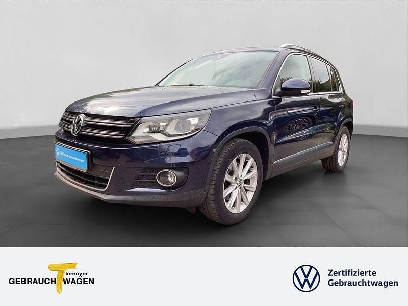 Blau Gebraucht 2016 VW Tiguan Sportline SUV | 14.860 € (Guter Preis) - Bild 1/4