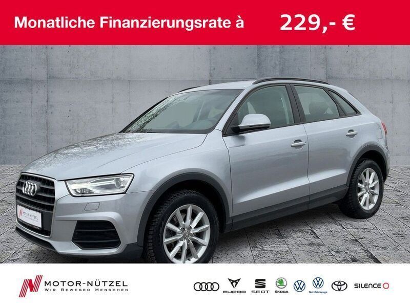 Florettsilber metallic Gebraucht 2017 Audi Q3 Advanced SUV | 17.460 € (Superpreis) - Bild 1/4