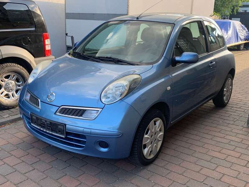 Blau Gebraucht 2008 Nissan Micra Kleinwagen | 599 € (Superpreis) - Bild 1/4
