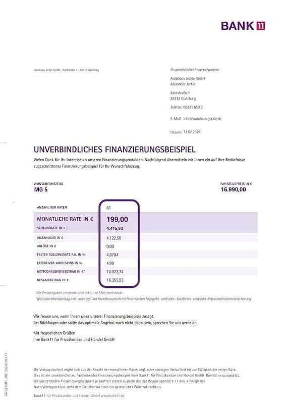 Gebraucht MG MG5 EV Luxury 130 kW (177 PS) 2023 Silber Kombi