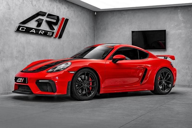 Rot Gebraucht 2022 Porsche Cayman GT4 Sport Coupé | 119.000 € (Etwas zu teuer) - Bild 1/4
