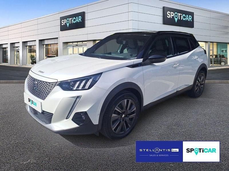 Weiß Gebraucht 2021 Peugeot e-2008 GT SUV | 17.490 € (Fairer Preis) - Bild 1/4