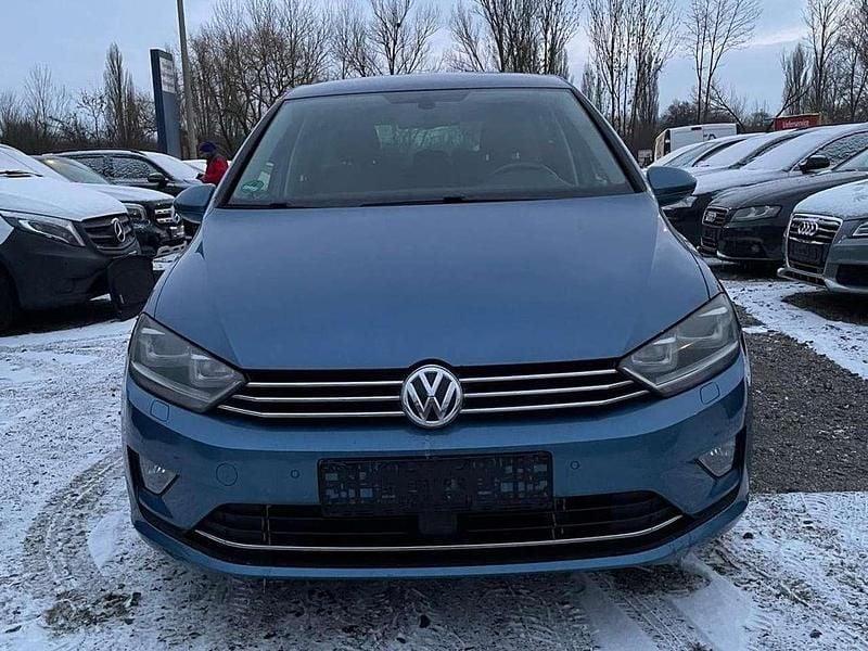 Pacific blue metallic Gebraucht 2014 VW Golf Sportsvan Highline Van / Kleinbus | 11.900 € (Guter Preis) - Bild 1/4