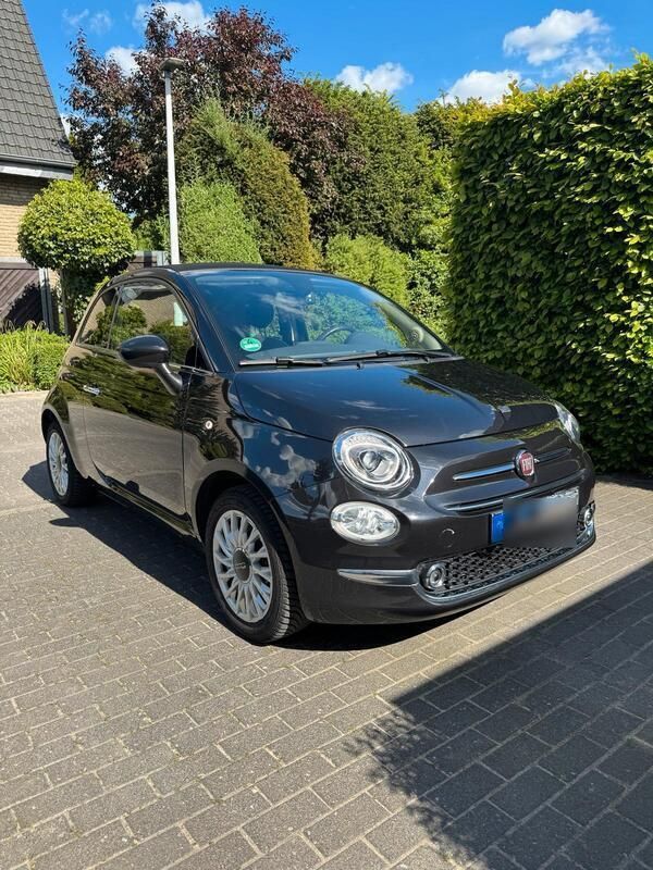 Schwarz Gebraucht 2017 Fiat 500C Lounge Cabrio | 7.900 € (Fairer Preis) - Bild 1/4