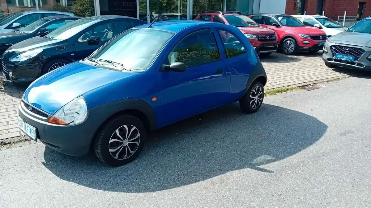 Używany Ford Ka Basis 60 KM (44 kW) 1998 Niebieski Hatchback