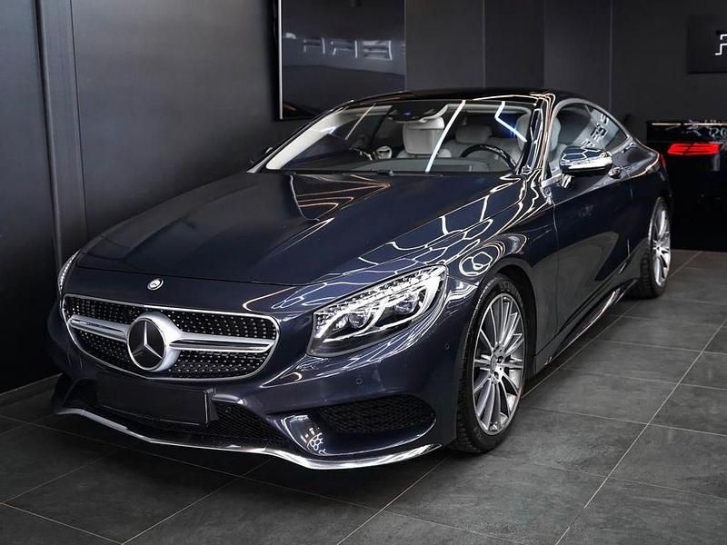 Blau Gebraucht 2014 Mercedes S500 AMG line Limousine | 48.900 € - Bild 1/4
