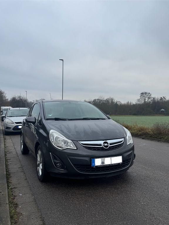 Gebraucht Opel Corsa Edition 69 PS (50 kW) 2012 Grau Kleinwagen