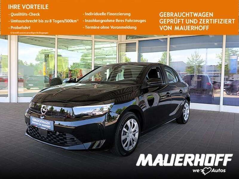 Lackierung schwarz perla nera/ Gebraucht 2024 Opel Corsa Edition Kleinwagen | 19.990 € (Fairer Preis) - Bild 1/4
