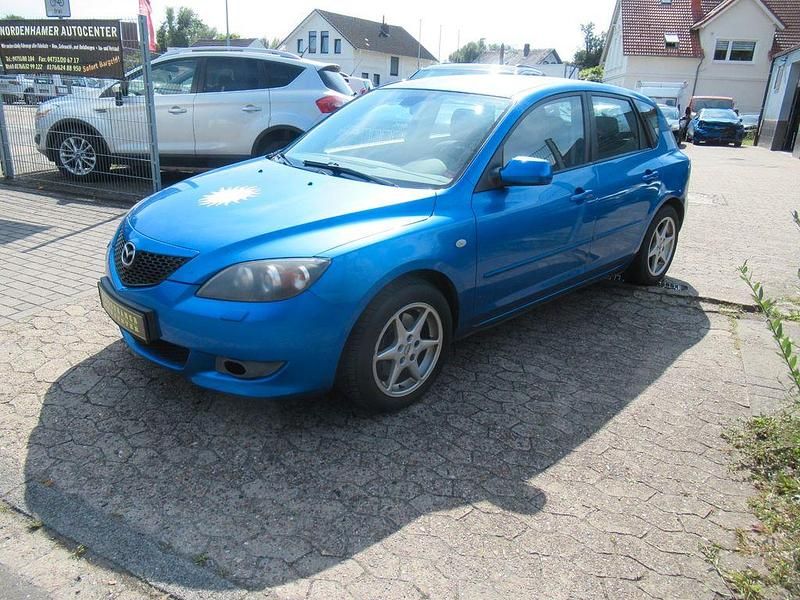 Blau Gebraucht 2006 Mazda 3 Active Limousine | 950 € (Guter Preis) - Bild 1/4