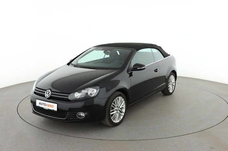 Schwarz Gebraucht 2014 VW Golf Cabriolet Cup Cabrio | 10.950 € (Fairer Preis) - Bild 1/4