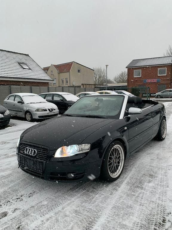 Schwarz Gebraucht 2007 Audi A4 Cabriolet S-Line Cabrio | 5.499 € (Guter Preis) - Bild 1/4