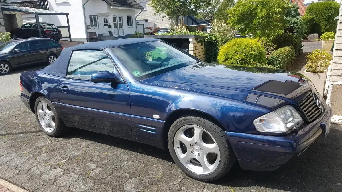 Gebraucht Mercedes SL320 224 PS (164 kW) 2000 Blau Cabrio