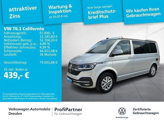 Gebraucht 2023 VW T6.1 California Van | 67.890 € - Bild 1/4