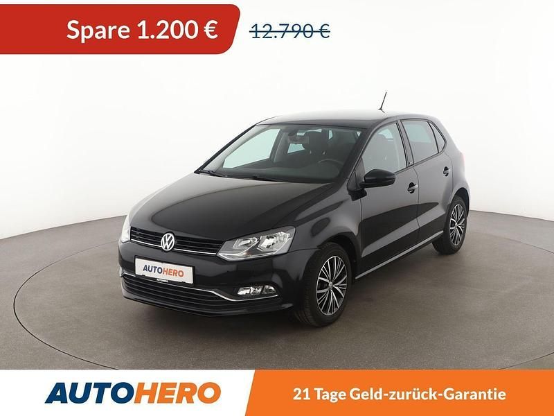 Schwarz Gebraucht 2016 VW Polo Allstar Kleinwagen | 11.590 € (Fairer Preis) - Bild 1/3