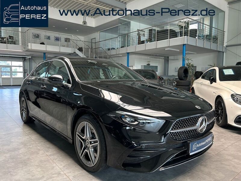 Schwarz Gebraucht 2024 Mercedes A250 AMG Line Premium Plus Limousine | 38.349 € (Fairer Preis) - Bild 1/4