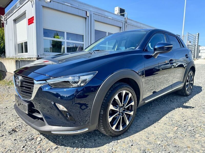 Blau Gebraucht 2021 Mazda CX-3 SUV | 17.612 € (Fairer Preis) - Bild 1/4