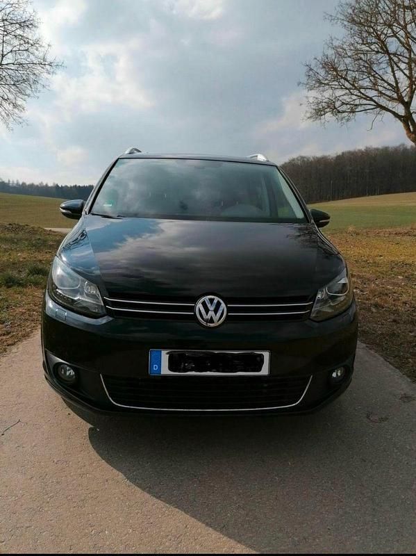 Gebraucht VW Touran Style 140 PS (102 kW) 2012 Schwarz Van / Kleinbus