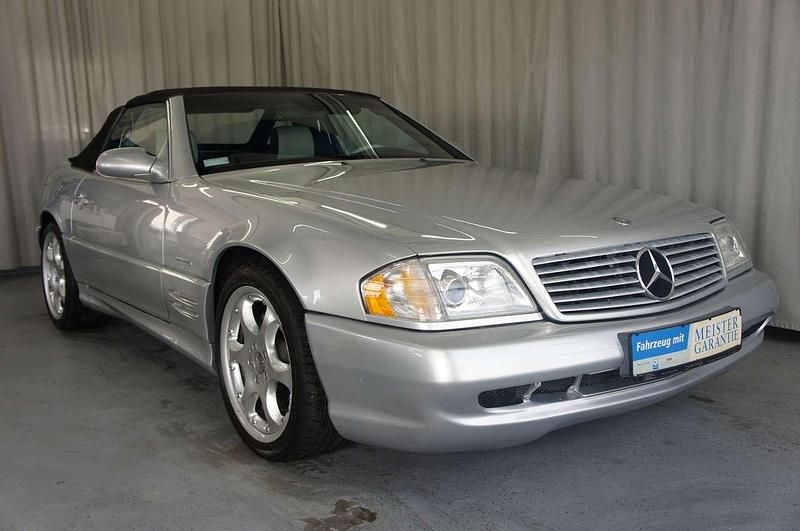 Gebraucht Mercedes SL500 306 PS (225 kW) 2002 Silber Cabrio