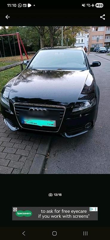 Schwarz Gebraucht 2011 Audi A4 Limousine | 5.500 € (Superpreis) - Bild 1/4