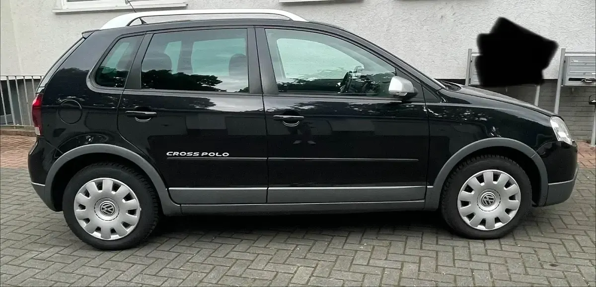 Gebraucht VW Polo Cross 80 PS (58 kW) 2007 Schwarz Kleinwagen