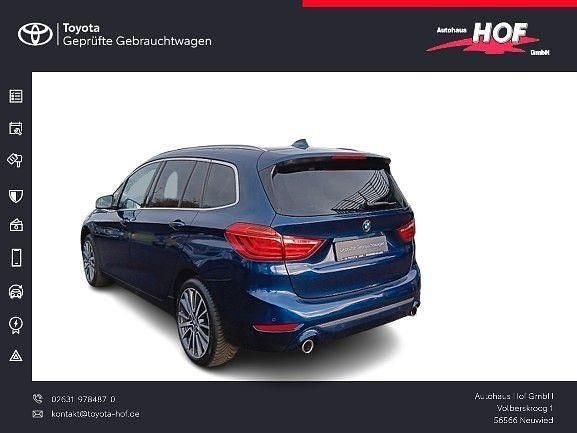Gebraucht BMW 220 Gran Tourer Luxury Line 190 PS (139 kW) 2018 Blau Van / Kleinbus