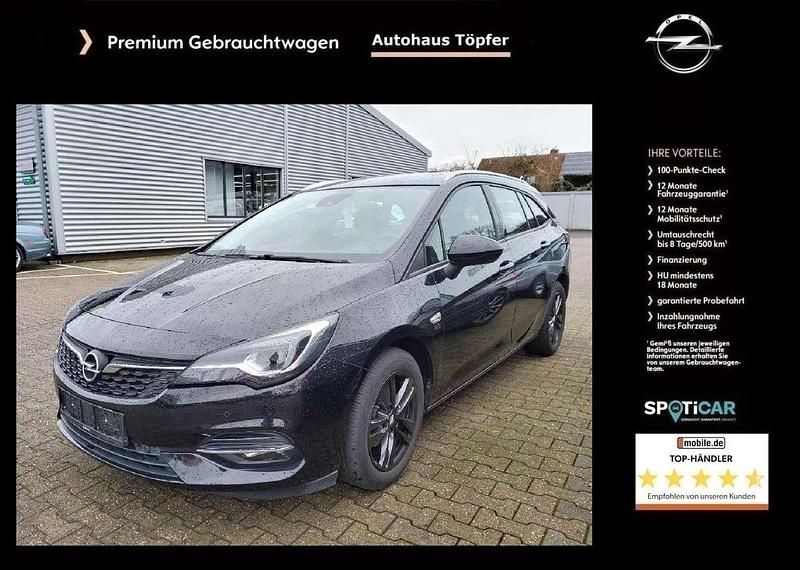 Gebraucht Opel Astra 122 PS (89 kW) 2020 Schwarz Kombi