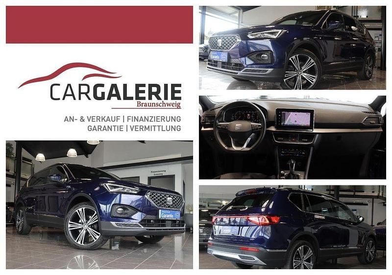 "atlantic" blau Gebraucht 2022 Seat Tarraco XCELLENCE SUV | 24.950 € (Guter Preis) - Bild 1/4
