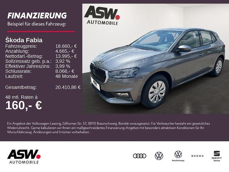 Grau Neu 2025 Skoda Fabia Essence Kleinwagen | 18.660 € (Fairer Preis) - Bild 1/4