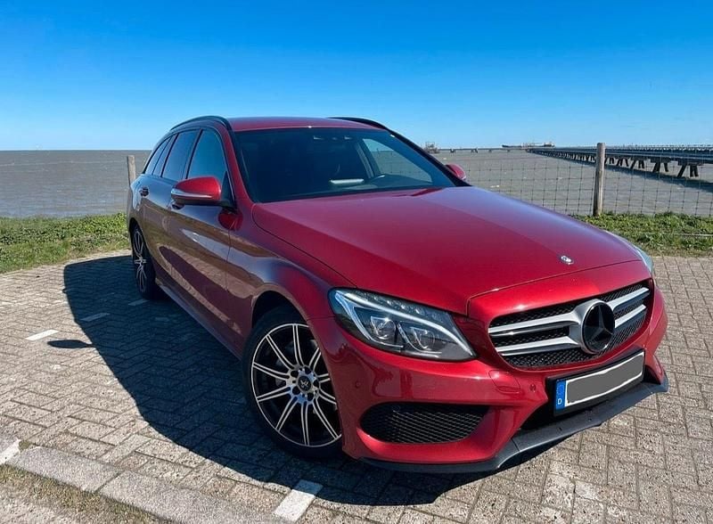Gebraucht Mercedes C200 AMG line 184 PS (135 kW) 2014 Rot Kombi