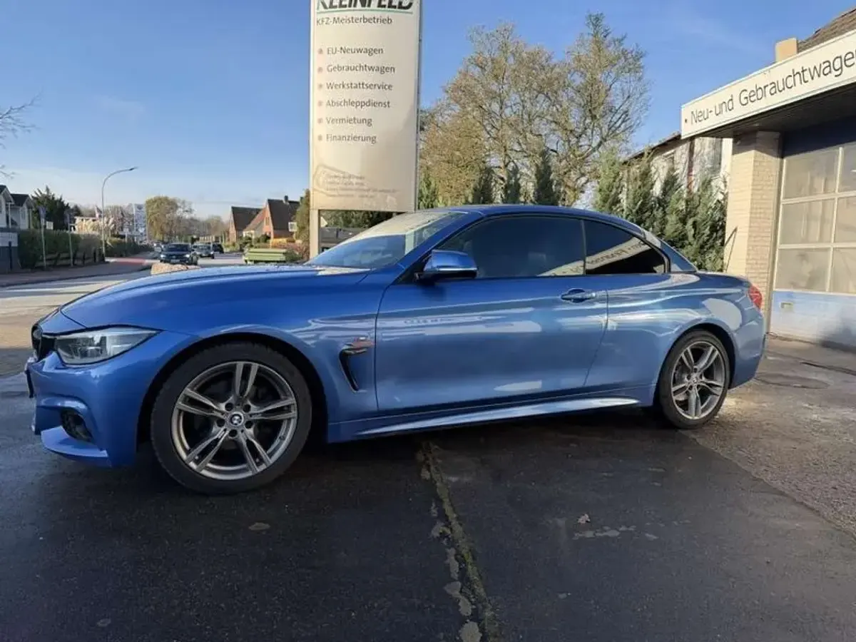 Gebraucht BMW 420 Shadowline 190 PS (139 kW) 2018 Estorilblaumetallic Cabrio