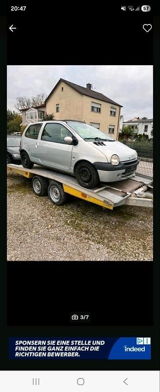 Usata Renault Twingo 75 CV (55 kW) 2004 Argento Utilitaria