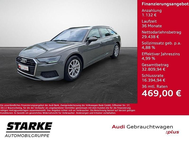Chronosgrau metallic Gebraucht 2022 Audi A6 Kombi | 30.570 € (Fairer Preis) - Bild 1/4