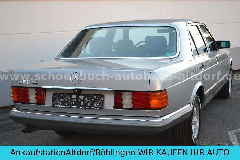 Gebraucht Mercedes 280 SE 185 PS (136 kW) 1983 Silber Limousine