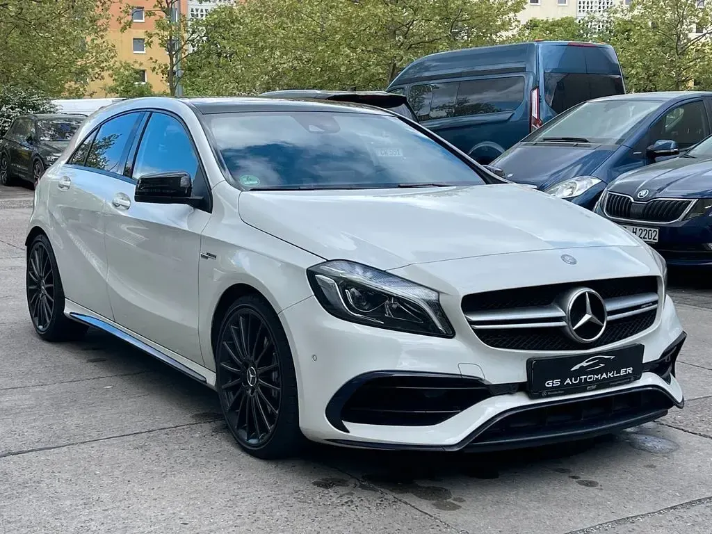 Gebraucht Mercedes A45 AMG AMG 381 PS (280 kW) 2016 Weiß Kleinwagen