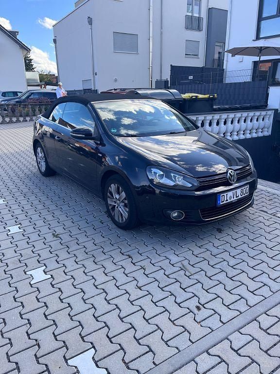 Schwarz Gebraucht 2013 VW Golf Cabriolet Cabrio | 7.500 € (Guter Preis) - Bild 1/4