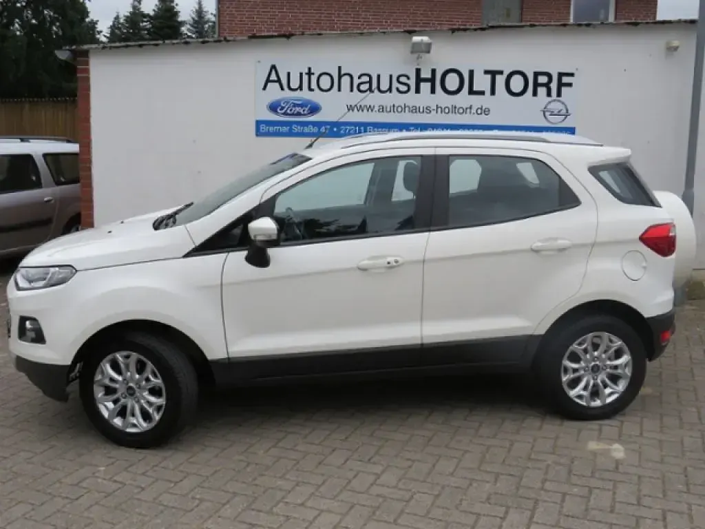 Gebraucht Ford Ecosport Titanium 125 PS (91 kW) 2014 Diamantweiß/ SUV