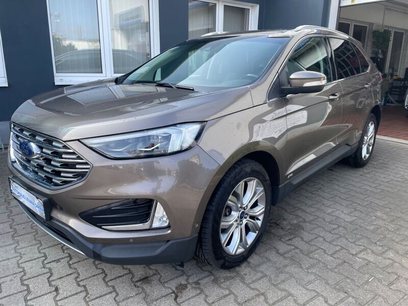 Grau Gebraucht 2019 Ford Edge SUV | 28.999 € (Fairer Preis) - Bild 1/4