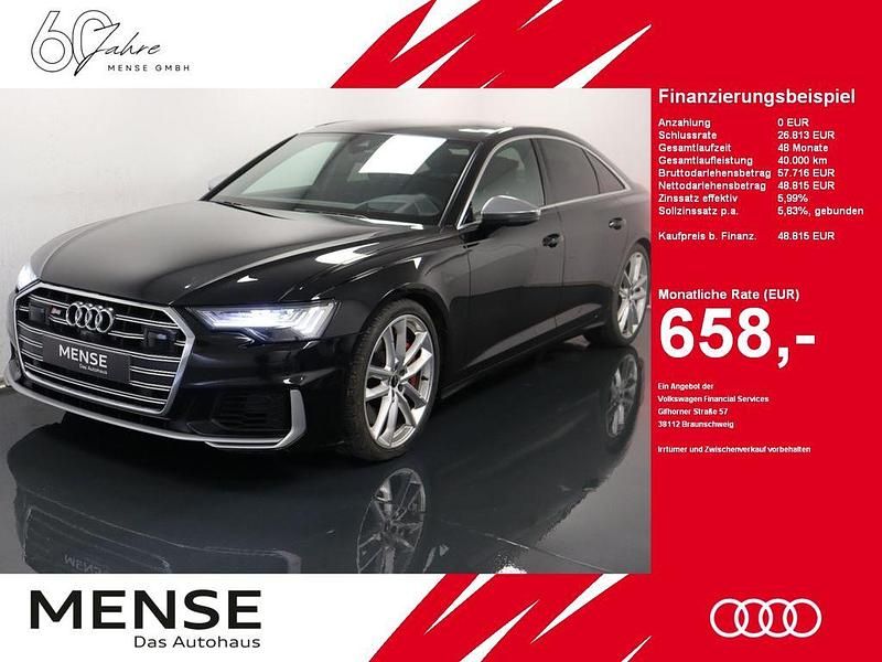 Mythosschwarz metallic Gebraucht 2022 Audi S6 Ambiente Limousine | 48.815 € (Fairer Preis) - Bild 1/4