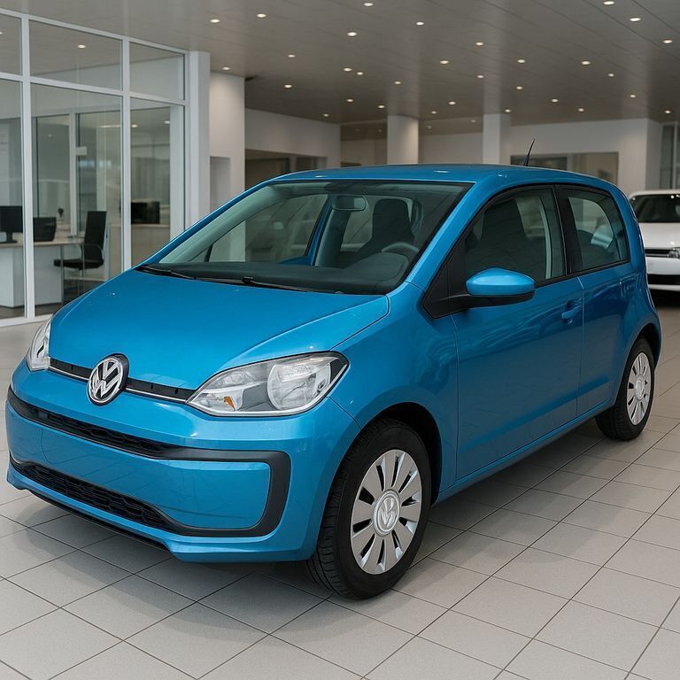 Blau Gebraucht 2021 VW up! Basis Kleinwagen | 8.399 € (Guter Preis) - Bild 1/4