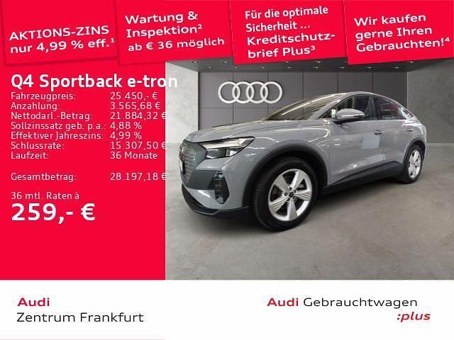Kieselgrau Gebraucht 2023 Audi Q4 Sportback e-tron Comfort SUV | 25.450 € (Guter Preis) - Bild 1/3