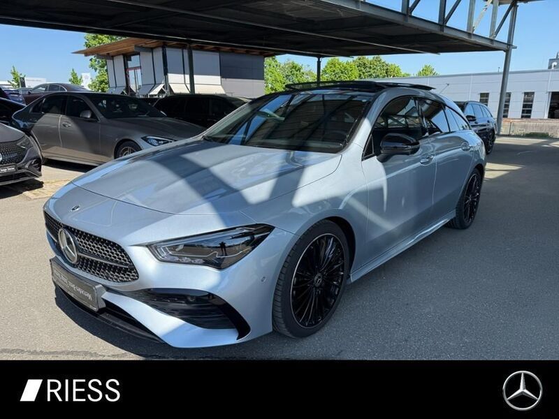 Metalliclack hightechsilber Gebraucht 2024 Mercedes CLA220 AMG Limousine | 38.900 € (Fairer Preis) - Bild 1/4