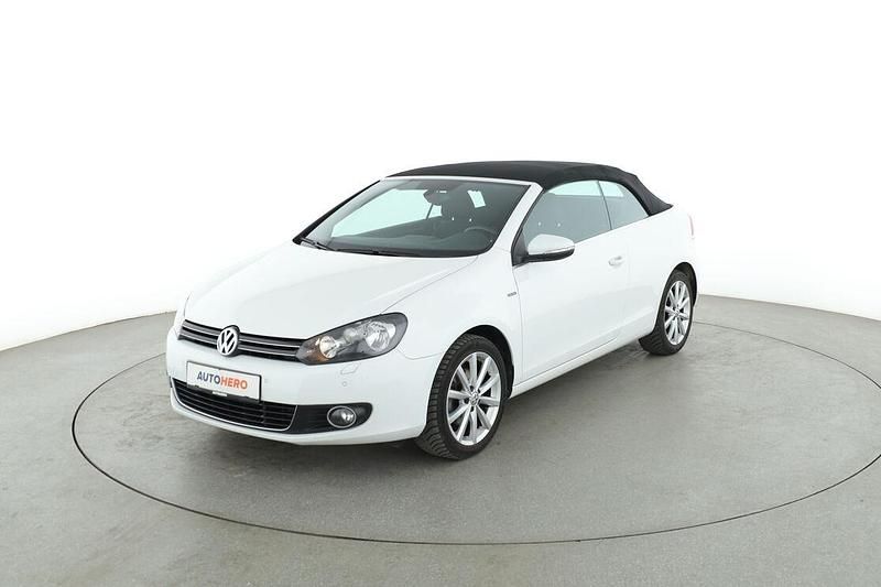 Weiß Gebraucht 2015 VW Golf Cabriolet LOUNGE Cabrio | 10.100 € (Fairer Preis) - Bild 1/3