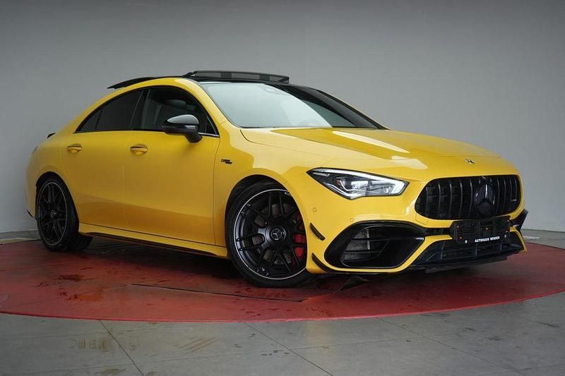 Gelb Gebraucht 2022 Mercedes CLA45 AMG AMG Limousine | 45.950 € (Fairer Preis) - Bild 1/4