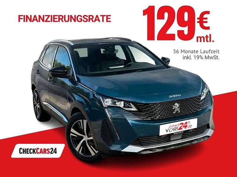 Blau Gebraucht 2023 Peugeot 3008 GT-line SUV | 29.164 € (Teuer) - Bild 1/4