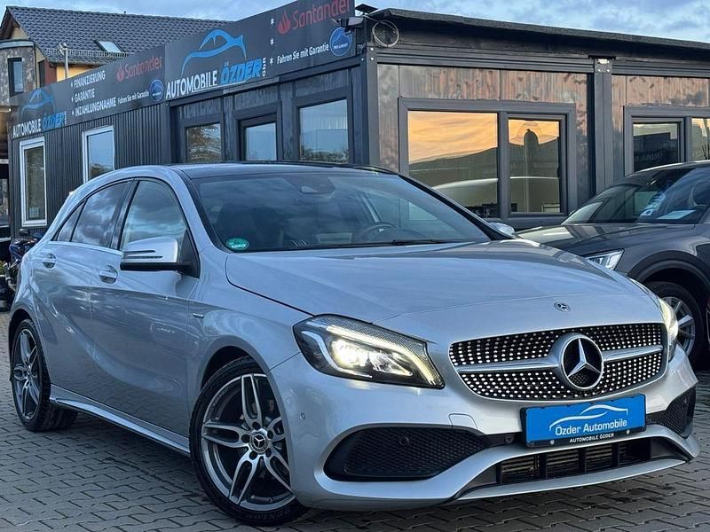 Polarsilber Gebraucht 2017 Mercedes A200 AMG line Limousine | 18.799 € (Etwas zu teuer) - Bild 1/4